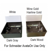 CHW Single Gang Surface Color Box 